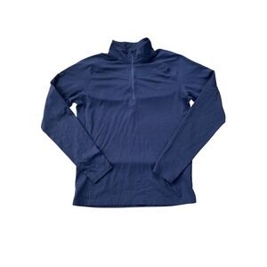 KJUS Men's Navy Blue Trace 1/2 Zip Performance Pullover Size,‎ Medium